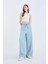 Yüksek Bel Düz Paça Tensel Yıkamalı Pantolon D8234AX25SM 10