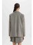 Oversize Geniş Kalıp Ceket Yaka Blazer Ceket D9376AX24AU 11