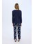 Fall in Love Snoopy Pijama Takımı Regular Fit Uzun Kollu Üst Beli Lastikli Uzun Alt E0228AX24WN 12