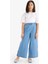 Kız Çocuk Culotte Geniş Paça Jean Pantolon D7102A825SM 8