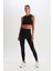 Fit Yüksek Bel Beli Saran Toparlayıcı Esnek Premium Sporcu Tayt C4564AX25SP 8