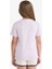 Kız Çocuk Bisiklet Yaka Baskılı Kısa Kollu Tişört E0349A825SM 14