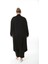Kadın Büyük Beden Asimetrik Kesim Detaylı Esnek Viskon Uzun Hırka Siyah 25000 8