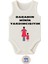 Babamın Minik Yardımcısıyım Yazılı Özel Tasarım Bebek Zıbın Body – %100 Pamuklu, Unisex 3