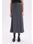 A Kesim Esnek Belli Basic Düz Normal Bel Maxi Etek 14