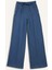 Pull On Wide Leg Yüksek Bel Uzun Tensel Yıkamalı Pantolon D8243AX25SM 15