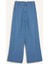 Pull On Wide Leg Yüksek Bel Uzun Tensel Yıkamalı Pantolon D8238AX25SM 15