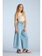 Kız Çocuk Culotte Geniş Paça Jean Pantolon D7102A825SM 10