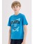 Erkek Çocuk Bisiklet Yaka Baskılı Kısa Kollu Tişört E0186A825HS 7