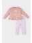 Kız Bebek 2'li Takım Sweatshirt Unicorn Baskılı Beli Lastikli Alt D8699A525SP 15