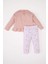Kız Bebek 2'li Takım Sweatshirt Unicorn Baskılı Beli Lastikli Alt D8699A525SP 20