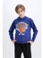 Erkek Çocuk NBA New York Knicks Kapüşonlu Sweatshirt Y4133A624WN 15