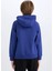 Erkek Çocuk NBA New York Knicks Kapüşonlu Sweatshirt Y4133A624WN 18
