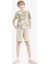 Erkek Çocuk Beli Lastikli Basic Düz Şort B5867A825SM 6