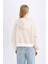Coool Loose Fit Desenli Kalın Fermuarlı Sweatshirt E0105AX24WN 15