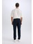Eşofman Altı Twill Slim Fit Dar Kesim Beli Bağcıklı Cepli Düz Paça D9708AX24AU 14