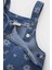 Kız Bebek Desenli Salopet Jean Elbise D9426A525SP 8
