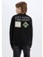 Erkek Çocuk Bisiklet Yaka Sırt Baskılı Sweatshirt D3035A824WN 7