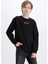 Erkek Çocuk Bisiklet Yaka Sırt Baskılı Sweatshirt D3035A824WN 9