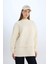 Relax Fit Bisiklet Yaka Kapitone İçi Yumuşak Tüylü Kalın Sweatshirt Tunik E0870AX24WN 9