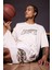 Fit NBA Los Angeles Lakers Oversize Geniş Kalıp Bisiklet Yaka Sırt Baskılı Kısa Kollu Tişört E0363AX25SP 11