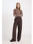 Wide Leg Geniş Bol Paça Eşofman Altı Beli Lastikli Cepli Bağcıklı Uzun Boy E0742AX24WN 6