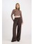 Wide Leg Geniş Bol Paça Eşofman Altı Beli Lastikli Cepli Bağcıklı Uzun Boy E0742AX24WN 8