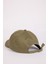 Erkek Nakışlı Pamuklu Cap Şapka D7820AX25SM 11