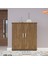 ARD-114 70 x 76 x 32 cm 2 Kapaklı 3 Raflı 4 Bölmeli Ayakkabı Dolabı Antre Ayakkabılık 8