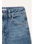 Kız Çocuk Wide Leg Kargo Geniş Paça Jean Pantolon D7386A825SM 16