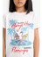 Kız Çocuk Bisiklet Yaka Baskılı Kısa Kollu Tişört E0383A825SM 11