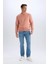 Regular Fit Bisiklet Yaka Kalın Basic Düz Sweatshirt T3777AZ25SP 8