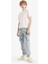 Erkek Çocuk Kargo Cepli Esnek Bantlı Jogger Paça Jean Pantolon E0246A825SM 8
