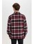 Regular Fit Polo Yaka Kareli Flanel Uzun Kollu Gömlek E0989AX24WN 12