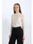 Regular Fit Basic Düz Fitilli Kaşkorse Uzun Kollu Tişört E0296AX24WN 14