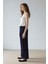 Sorbe x DeFacto Wide Leg Pantolon Geniş Bol Düz Paça Yüksek Bel Pensli Cepli D9870Ax24AU 14