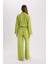 Wide Leg Keten Karışımlı Geniş Paça Pantolon D8187AX25SP 10