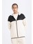 Fit Standart Fit Kapüşonlu Skuba Dalgıç Kumaş Sporcu Fermuarlı Sweatshirt D7363AX25SP 10