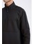 Fit Standart Fit Dik Yaka Fermuarlı Skuba Dalgıç Kumaş Sporcu Sweatshirt D7305AX25SP 17