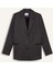 Sorbe x DeFacto Oversize Geniş Kalıp Ceket Yaka Çizgili Düğmeli Blazer Ceket D9916Ax24AU 13