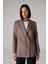 Sorbe x DeFacto Regular Fit Ceket Yaka Desenli Düğmeli Blazer Ceket D9883Ax24AU 12