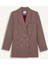 Sorbe x DeFacto Regular Fit Ceket Yaka Desenli Düğmeli Blazer Ceket D9883Ax24AU 18
