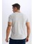 %100 Pamuk Regular Fit V Yaka Pamuklu Basic Düz Kısa Kollu Tişört D7938AX25SP 12