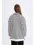 Relax Fit Dik Yaka Fermuarlı Çizgili İçi Yumuşak Tüylü Kalın Sweatshirt Tunik E0840AX24WN 10