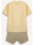 Erkek Bebek 2'li Takım Kısa Kollu Baskılı Tişört Beli Lastikli Şort E1145A525SM 10