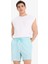 Çizgili File Astarlı Kısa Boy Deniz Şortu U0024AZ25HS 10