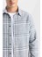 Regular Fit Kareli Flanel Uzun Kollu Gömlek E0983AX24WN 11