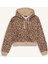 Coool Loose Fit Leopar Desenli Kapüşonlu Fermuarlı Sweatshirt E0780AX24WN 12