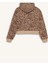 Coool Loose Fit Leopar Desenli Kapüşonlu Fermuarlı Sweatshirt E0780AX24WN 14