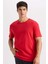 %100 Pamuk New Regular Fit Bisiklet Yaka Basic Düz Kısa Kollu Tişört E1091AXNS 7